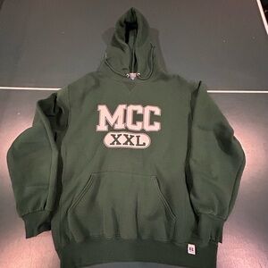 Russell Athletic Dark Green Manchester Community College MCC XXL Hoodie
